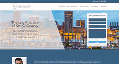 Desktop Screenshot of gauveylaw.com