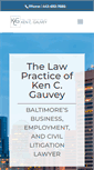 Mobile Screenshot of gauveylaw.com