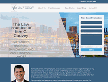 Tablet Screenshot of gauveylaw.com